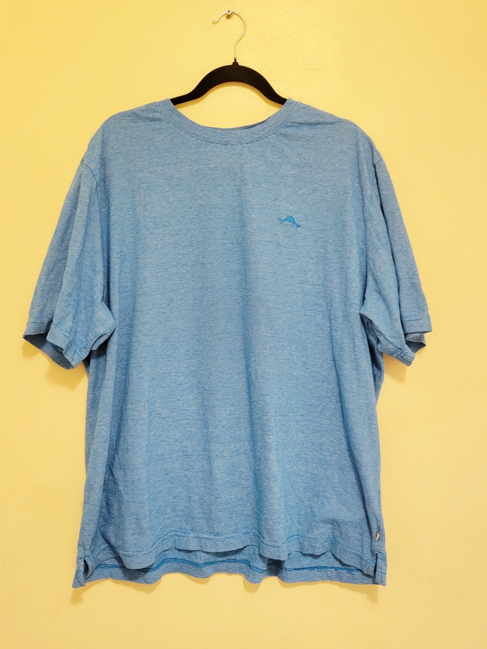 Tommy Bahama Light Heather Blue Short Sleeve Tee